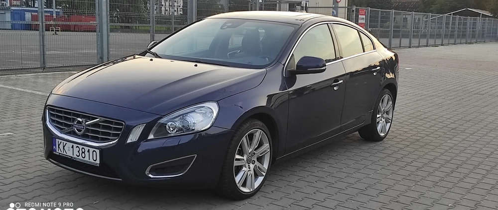 Volvo S60 cena 67000 przebieg: 101400, rok produkcji 2012 z Kraków małe 154